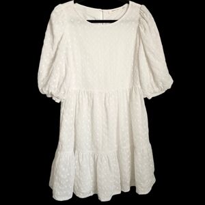 Mustard Seed Tiered Eyelet Dress